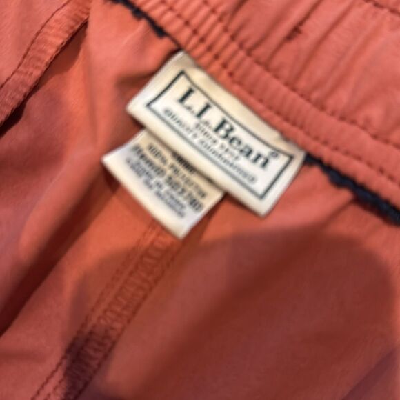 L.L. Bean Men's Rust Swim Shorts - L - Picture 3 of 5